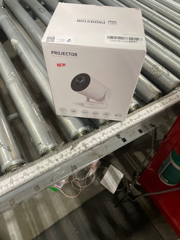 Photo 1 of [Electric Focus]Mini Portable Projector with 4K Support, Bluetooth 5.4 WIFI6, 5watt Sound Base Speaker, 260 ANSI, Android 11, 210° Rotation , Auto Keystone Correction Video Projector HY300 PLUS
