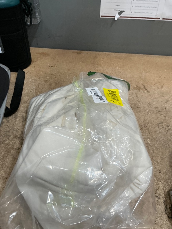 Photo 1 of 10 x 7 Feet Ivory White Backdrop Curtain for Partie, Background Curtains for Photoshoot, Birthday, Wedding, Halloween, Thanksgiving, Christmas Day, New Year Party Decorations 5Ft x 7Ft, 2 Panels