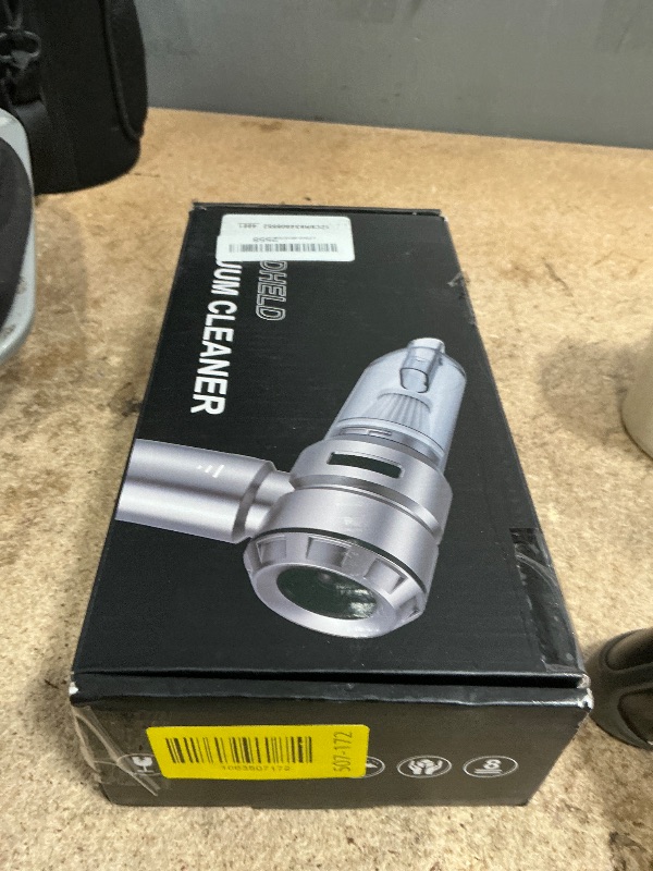 Photo 1 of **PARTS** VNOST Car Vacuum,3 Suction Modes,Portable Mini Cordless Cleaner with 24000pa Suction Power,Type-C Charge,Handheld Vacuum for Home,Car, Office Desk, Keyboards(Light Silver)