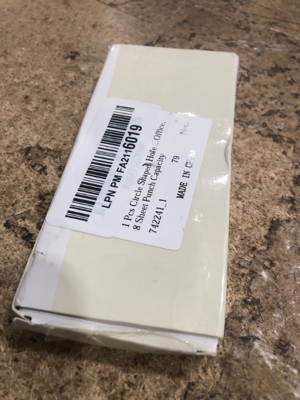 Photo 1 of 1 Pcs Circle Shaped Hole Handheld Paper Punches, 1/8 Inch Small Single Hole Punch, Mini Metal Hole-Punches for DIY Craft Paper, Tags, Ticket, Greeting Cards for Home, Office, 8 Sheet Punch Capacity