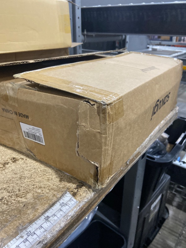 Photo 1 of ***MISSING INSTRUCTIONS/UNKNOWN MISSING /DAMAGES*** Sakugi Mobile Double Rod Clothes Rack, Freestanding Garment Organizer with Medium Load Capacity and Bottom Storage Shelf for Home Use,Silver