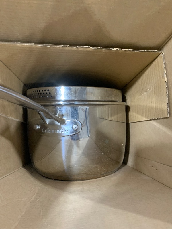 Photo 1 of (needs cleaning)Cuisinart 7193-20P Chef's Classic Stainless 3-Quart Cook and Pour Saucepan with Cover