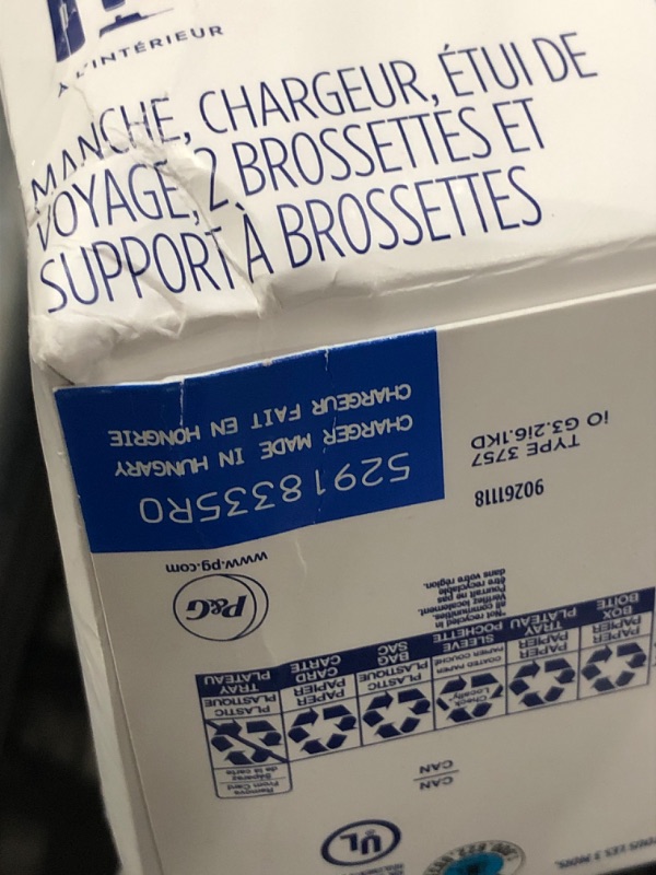 Photo 1 of *UNOPENED* Oral-B iO Deep Clean Rechargeable Electric Powered Toothbrush, Icy Blue with iO Series 3 Limited, 2 Brush Heads and Travel Case - Pressure Sensor to Protect Gums - 3 Cleaning Settings - 2 Minute Timer