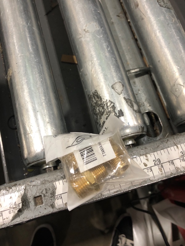 Photo 1 of *ONLY 3* T TANYA HARDWARE 1/2 Inch Male to 3/8 Inch Male NPT Adapter, Brass Reducing Hex Nipple, Thread 0.75" OD to 0.625" OD, Pack of 4