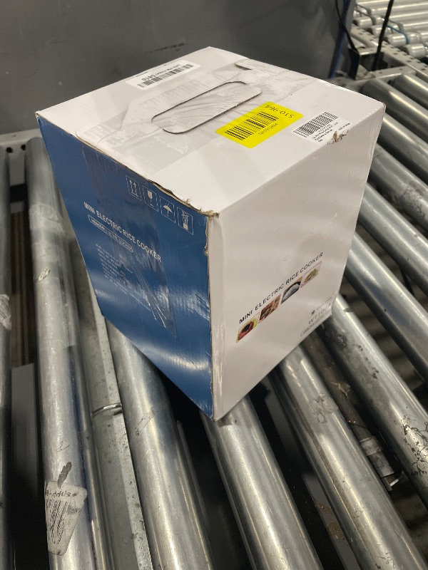 Photo 1 of 1.0L Mini Rice Cooker,WHITE TIGER Portable Travel Steamer Small,15 Minutes Fast Cooking, Removable Non-stick Pot, Keep Warm, Suitable For 1-2 People - For Cooking Soup, Rice, Stews & Oatmeal