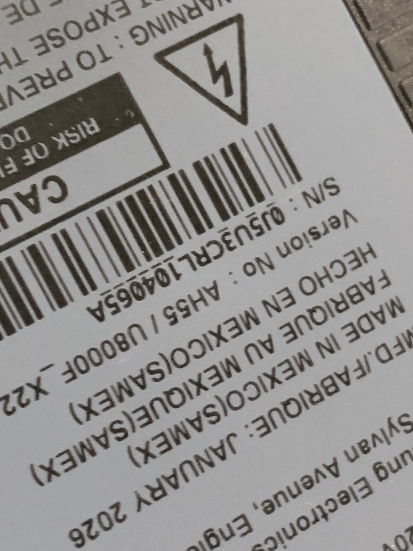 Photo 1 of (broken screen) (sold for parts) Samsung 50-Inch Class Crystal UHD U8000F 4K Smart TV (2025 Model) Endless Free Content, Crystal Processor 4K, MetalStream Design, Knox Security, Alexa Built-in