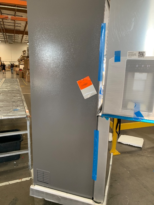 Photo 1 of (top right door damaged) (needs to be replaced) Whirlpool 36 Inch Counter-Depth 4-Door French Door Refrigerator with 19.1 Cu.ft. Capacity, Adjustable Shelves, Gallon Door Bins, Deli Drawer, In-Door-Ice® and Water, Auto Ice Maker