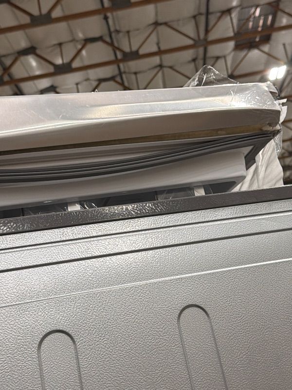 Photo 1 of (top right door damaged) (needs to be replaced) Whirlpool 36 Inch Counter-Depth 4-Door French Door Refrigerator with 19.1 Cu.ft. Capacity, Adjustable Shelves, Gallon Door Bins, Deli Drawer, In-Door-Ice® and Water, Auto Ice Maker