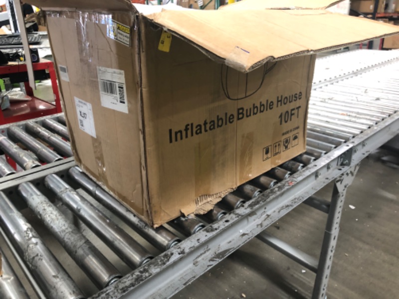 Photo 1 of *** TWO BOXES *** 10FT Inflatable Bubble House, PVC Inflatable Balloon House for Kids and Adults with 100 Balloons Clear Bubble House Dome Inflatable with Blower& Pump for Birthday Outdoor Backyard Wedding Party Rental