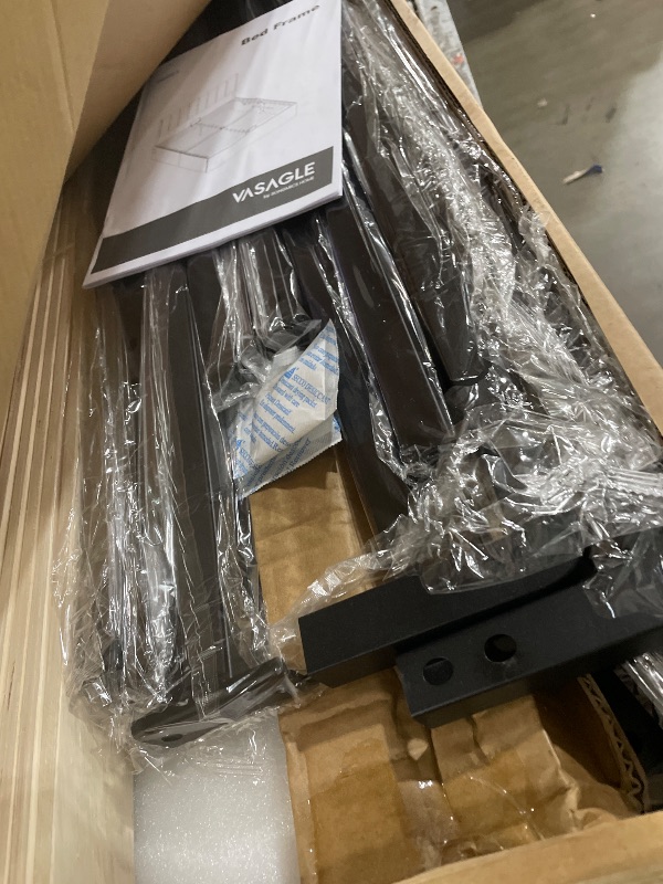 Photo 1 of (PLATFROM STORAGE ONLY) Platform Bed, with Upholstered Headboard, 1100 lb Weight Capacity, No Box Spring Needed, Easy Assembly, Modern, Cappuccino Beige URMB602W01V1