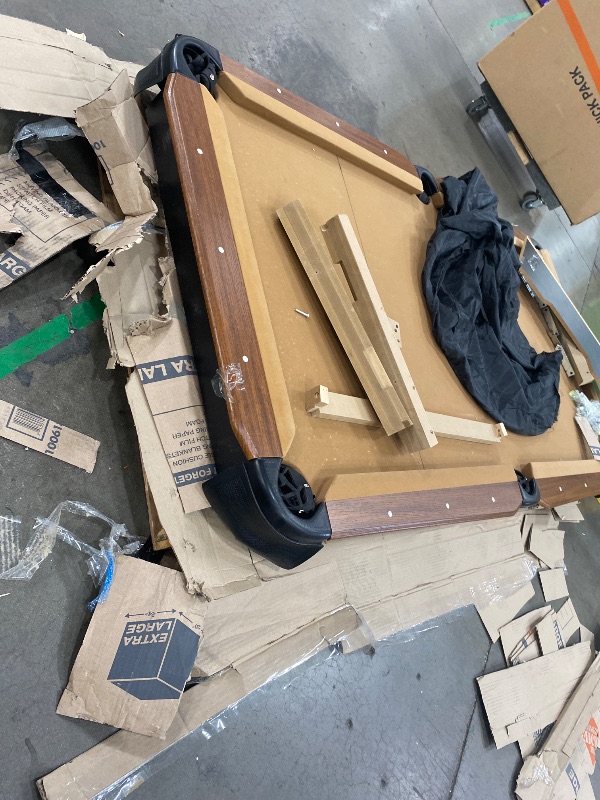 Photo 1 of **MISSING PARTS AND HARDWARE**EastPoint Sports Masterton Billiard Table Deluxe - Tan 87 inch 1-1-32270-AA001D