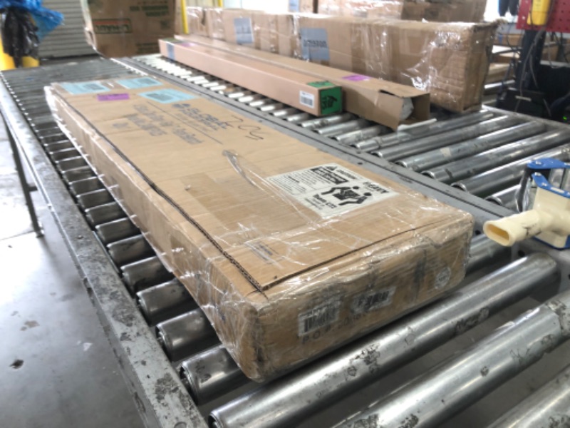Photo 1 of *****************missing the legs***************
Global Industrial 4'L Outdoor Park Bench with Backrest, Recycled Plastic Slats, Wrought Iron Frame, 1100 lbs Capacity, Gray, Surface Mount, Easy Assembly