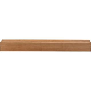 Photo 1 of 72-Inches L X 8-Inches D X 6-Inches H Natural Wood Rectangular Floating Shelf