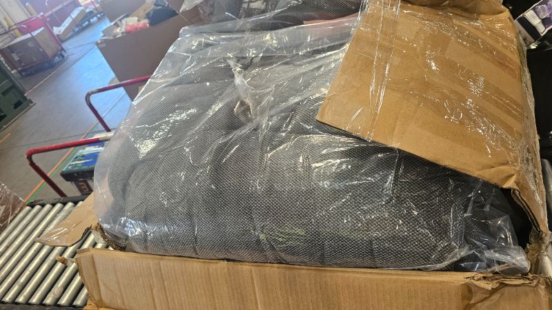 Photo 1 of ***MISSING HARDWARE***Trustyue Extra Large Dual Motor Power Lift Recliner Chair, Lift Chair with Massage and Heat for Elderly, Lay Flat Recliner, Standing Assistance, Stainless Steel Cup Holders, Chenille GREY