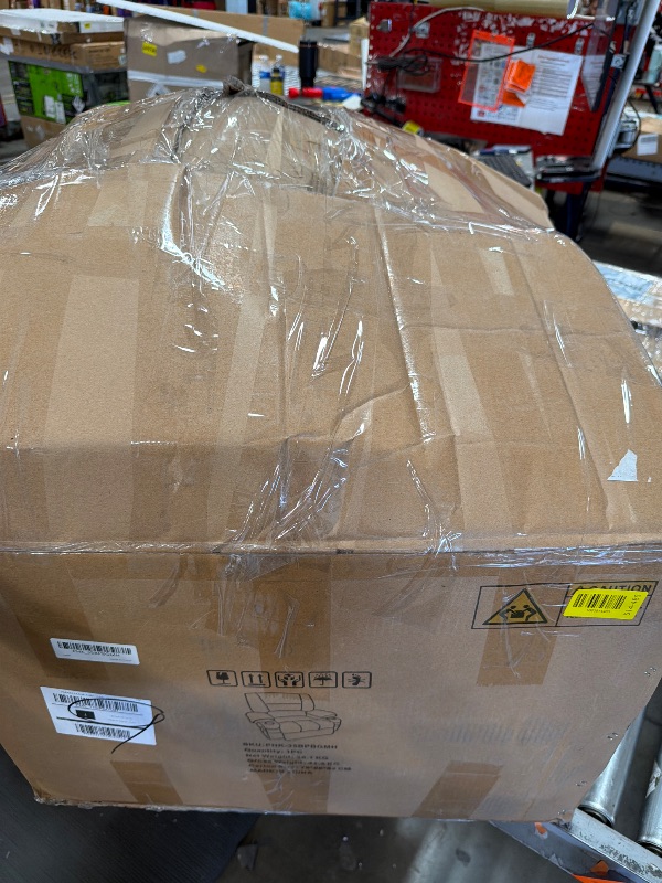 Photo 1 of ***MISSING HARDWARE***Trustyue Extra Large Dual Motor Power Lift Recliner Chair, Lift Chair with Massage and Heat for Elderly, Lay Flat Recliner, Standing Assistance, Stainless Steel Cup Holders, Chenille GREY