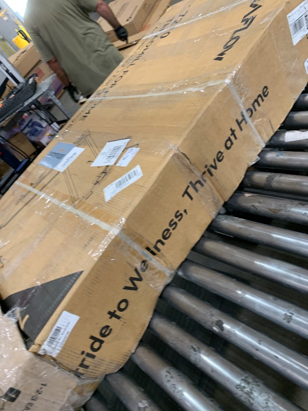 Photo 1 of **Parts Only** DAMAGED - TREAFLOW Treadmill with 0-25% Auto Incline, 3.5 HP Folding for Home Running, 10.0 MPH Max Speed, 300 lbs Weight Capacity, Bluetooth Speaker. (Black)