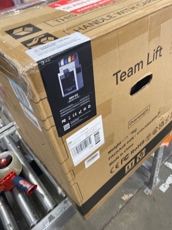 Photo 1 of ***MISSING PARTS***
QIDI Official Q2 Combo Multicolor 3D Printer, Full Auto Leveling, 65? Heated Chamber with 370? Bimetal Hotend Unlock PPS-CF, AI Camera and Ultra Air Filtration, 600mm/s High Speed, 270x270x256mm