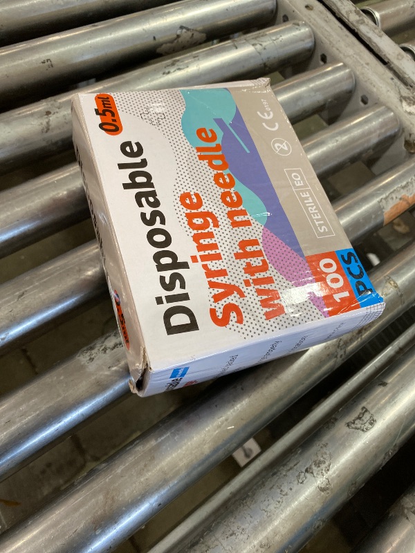 Photo 1 of 0.5ml Syring 30G 5/16" 8mm, Lab Tools Individually Wrapped 100 Pack