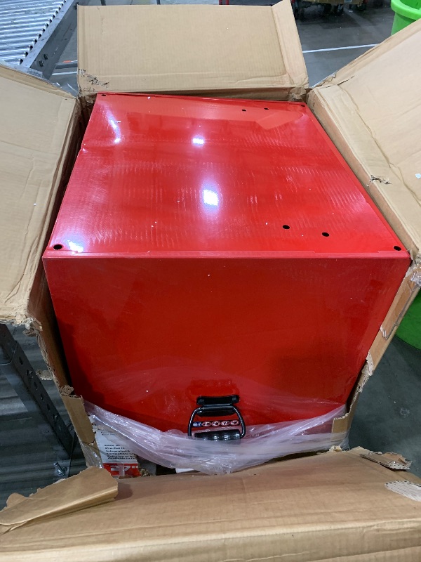 Photo 1 of ***DOORS LOCKED, NO KEY***
Goplus Tool Box, 24” Steel Tool Chest w/6 Drawers, Top Tool Tray,Automatic Lock, Protective Liners, Handle, Smooth Ball Bearing Sides, Portable Tool Storage Organizer, Toolbox for Garage Workshop