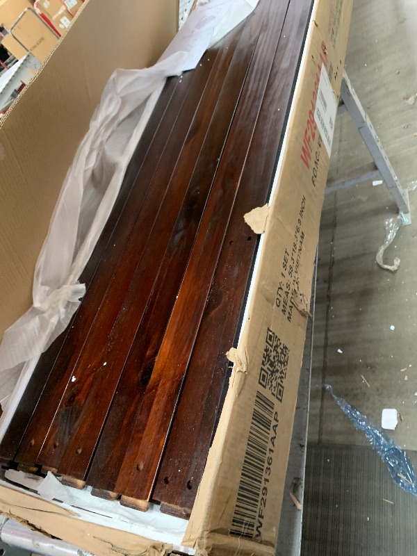 Photo 1 of ***PARTIAL SET , MISSING BOX 1 OF 2***
Merax Full Size Loft Bed with Storage Shelves and Under-Bed Desk, Espresso