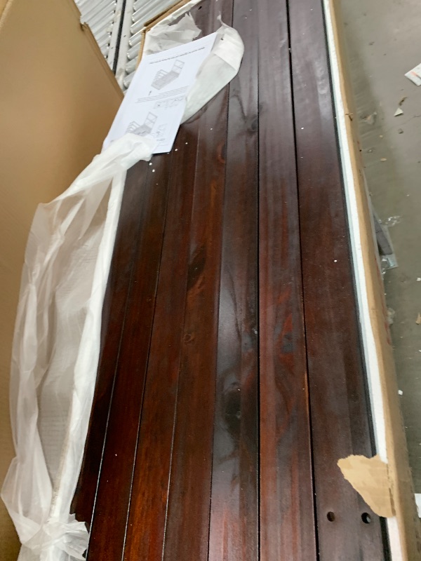 Photo 1 of ***PARTIAL SET , MISSING BOX 1 OF 2***
Merax Full Size Loft Bed with Storage Shelves and Under-Bed Desk, Espresso