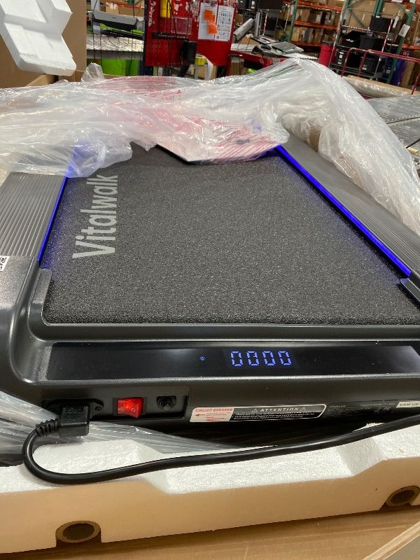 Photo 1 of ***FACTORY SEALED***Walking Pad Treadmill with Incline, Full Deck, Auto Incline 12%-20%, 400/350lbs Capacity, Vitalwalk Compact Under Desk Treadmills for Home Office, 3.0HP Brushless, Vertical Store, Apollo 11 Max