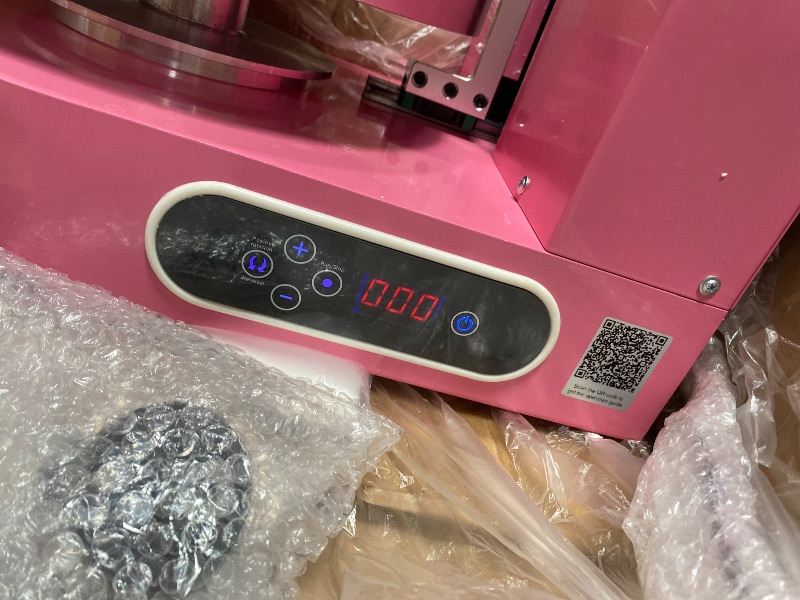Photo 1 of ***PARTS ONLY***VEVOR Cake Decorating Machine, Cake Cream Spreading Coating Smearing Machine, Low Noise Cake Frosting Machine, Turntable with Adjustable Scraper, for 4" to 12" Cake, 25-320RPM Rotating Speed, Pink