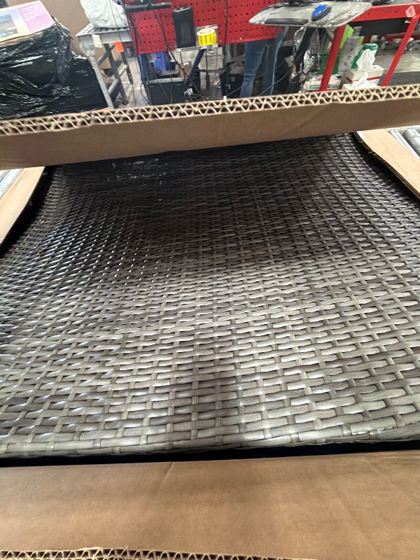 Photo 1 of (CENTER TABLE AND SINGLE SEATER SEATING BOX) sold as parts|partial set