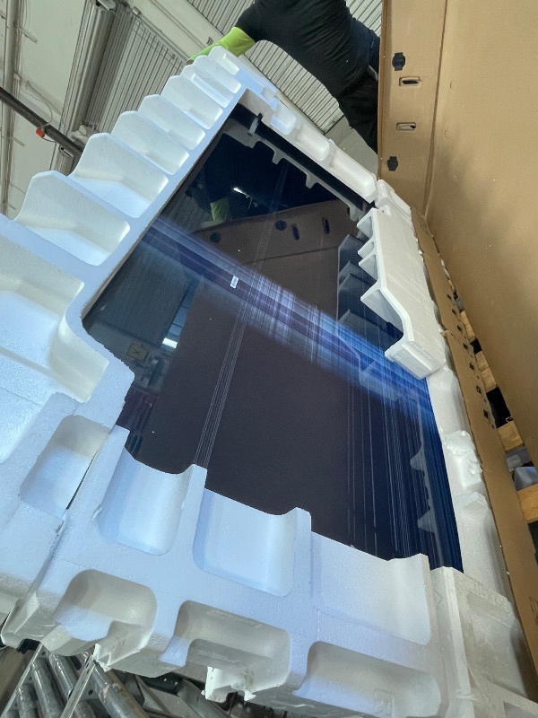 Photo 1 of ***SCREEN DAMAGE** STILL TURNING ON**** 

Samsung 98-Inch Class 4K Crystal UHD DU9000 Series HDR Smart TV, Object Tracking Sound Lite, Motion Xcelerator 120Hz, Supersize Picture Enhancer, Mega Contrast, Alexa Built-In (UN98DU9000, 2024 Model)