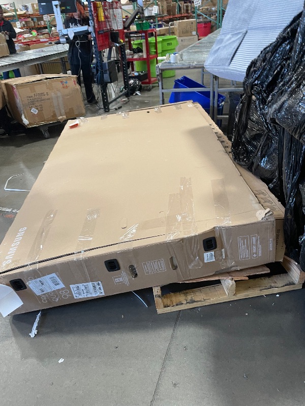 Photo 1 of ***SCREEN DAMAGE** STILL TURNING ON**** 

Samsung 98-Inch Class 4K Crystal UHD DU9000 Series HDR Smart TV, Object Tracking Sound Lite, Motion Xcelerator 120Hz, Supersize Picture Enhancer, Mega Contrast, Alexa Built-In (UN98DU9000, 2024 Model)