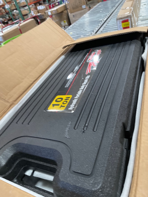 Photo 1 of **PARTS ONLY** GarveeTech 10 Ton Porta Power Kit with Wheeled Storage Case, Hydraulic Jack Kit Ram Pump & 4.6 Ft/1.4 m Oil Hose for Automotive, Garage, Farm, Heavy Equipment