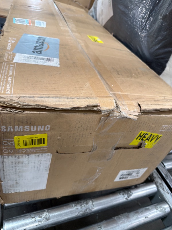 Photo 1 of **MAJOR DAMAGE, SCREEN IS BROKEN,FOR PARTS ONLY**SAMSUNG 49" Odyssey G9 (G95C) Series DQHD 1000R Curved Gaming Monitor, 240Hz, 1ms(GtG), DisplayHDR 1000, AMD FreeSync Premium Pro, Eye Saver Mode, Auto Source Switch+, LS49CG950ENXZA, 2024