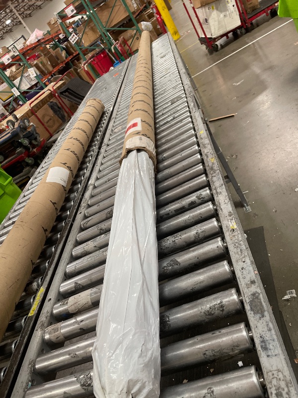 Photo 1 of (SOLD AS PARTS, MISSING) Lippert RV Solera Awning Roller and Fabric Assembly 15' Black/White V000211480