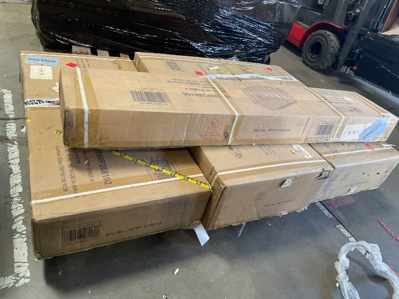 View 3 of ***** COMPLETE SET *** 4 BIG BOX ***  1, 2 , 3 AND 4**

8x10 FT Outdoor Storage Resin Shed with Floor,Waterproof Plastic Garden Bike Shed with Lockable Door, Sloped Roof, Vents & Windows, Easy Assembly Tool Shed for Lawn, Backyard, Patio, Grey