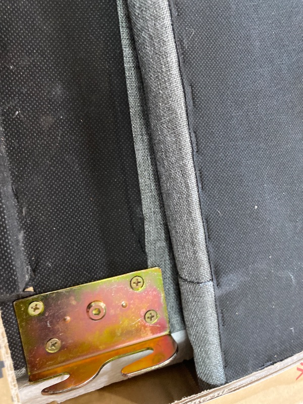 Photo 1 of *** CHECK COMMENTS****   Bellemave Twin XL Upholstered Daybed with LED Lights,Corner Daybed Frame with Trundle for Living Room, Linen, Gray