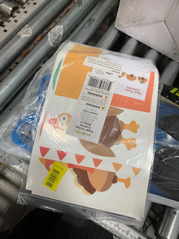 Photo 1 of 4E's Novelty Turkey Craft Kit, 4 Pcs Thanksgiving Crafts Kits for Kids, Thankful Turkey Activity Turkeys Arts and Crafts Friends Giving Kids Craft