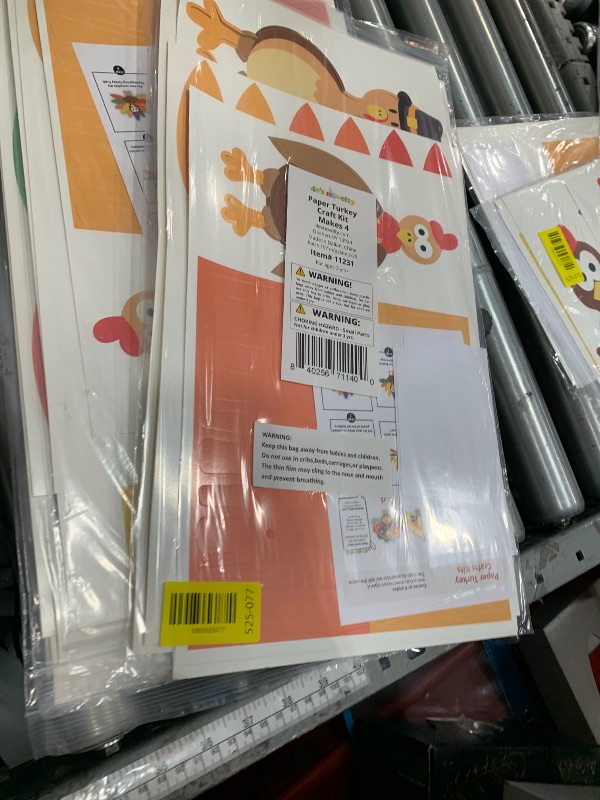 Photo 1 of 4E's Novelty Turkey Craft Kit, 4 Pcs Thanksgiving Crafts Kits for Kids, Thankful Turkey Activity Turkeys Arts and Crafts Friends Giving Kids Craft