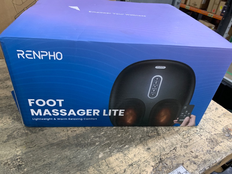 Photo 1 of ***SEE NOTES****RENPHO Foot Massager with Heat, [2026 Upgraded] Birthday Christmas Gifts for Women Men Elderly, FSA Eligible Shiatsu Foot Massager for Plantar Fasciitis, Deep-Kneading, Air Squeezing Feet Massager