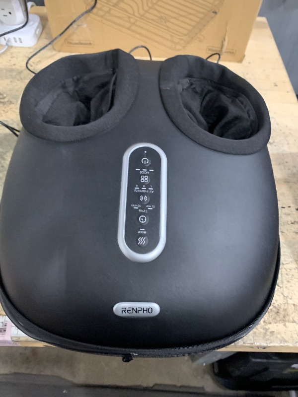 Photo 1 of ***SEE NOTES****RENPHO Foot Massager with Heat, [2026 Upgraded] Birthday Christmas Gifts for Women Men Elderly, FSA Eligible Shiatsu Foot Massager for Plantar Fasciitis, Deep-Kneading, Air Squeezing Feet Massager