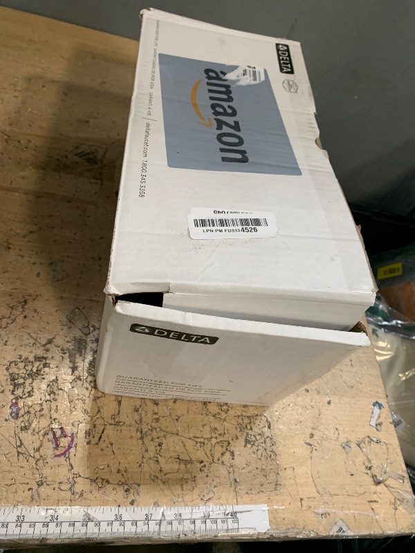 Photo 1 of ***(HEAVILY USED/ MINOR DAMAGE)***Delta Nicoli Centerset Brushed Gold Bathroom Faucet with Sprayer, 4 Inch 3 Hole Bathroom Sink Faucet with Pull Out Sprayer, Push-Pop Drain, Champagne Bronze 25749LF-CZPD