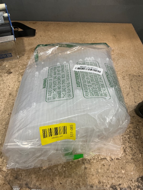 Photo 1 of [500 Pack] Clear Flexible Plastic Drinking Straws Disposable Straw 8'' inches Tall