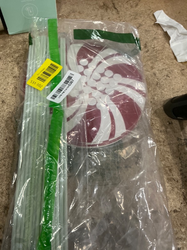 Photo 1 of 12Pcs Christmas Candy Cane Plastic Candy Decorations Peppermint Hanging Ornaments for Xmas Tree Candy Lollipop Craft Decor for Xmas Home Party Supplies (Red)