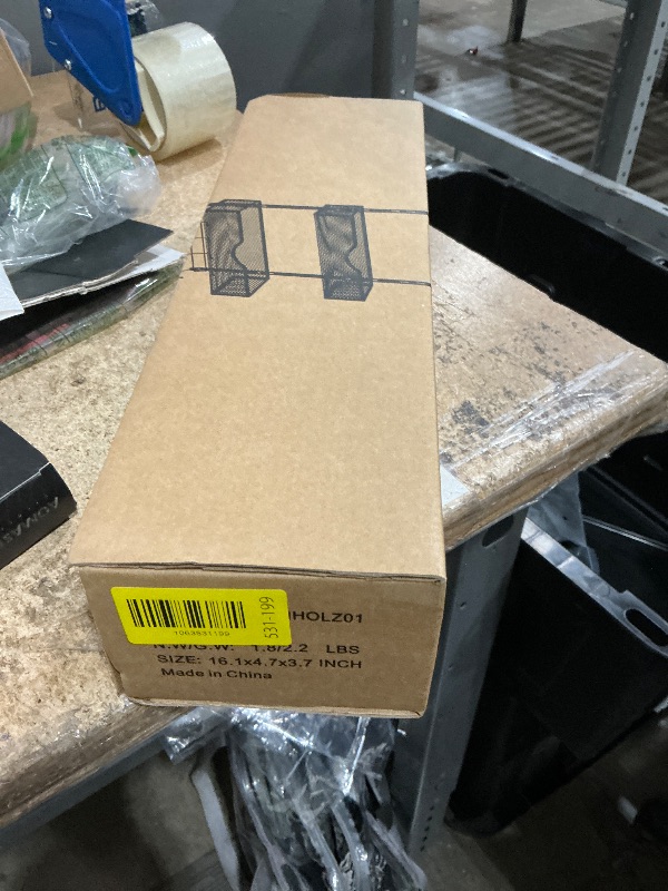 Photo 2 of AUPSEN Wood Computer Monitor Stand Riser, 2-Tier Black Desk Organizer with Drawer, Pen Storage & Phone Holder ?Office Desk Accessories Desktop Organizer for Office Supplies