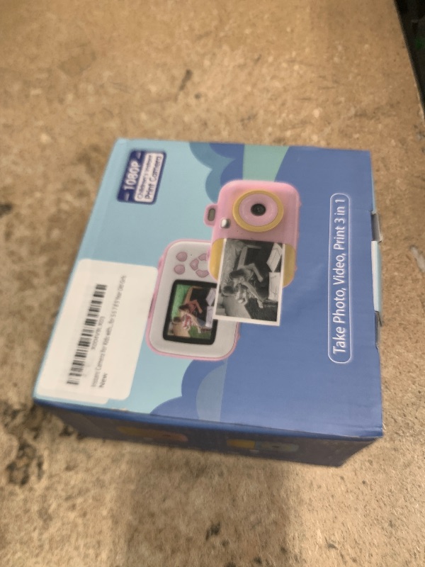 Photo 1 of ***********MISSING SOME ACCESSORIES************
Instant Camera for Kids with Print Paper, 1080P HD Kids Camera Instant Print with 32GB SD Card, Girls Toys for Ages 5-7, Birthday Gifts for 5 6 7 8 9 Year Old Girls