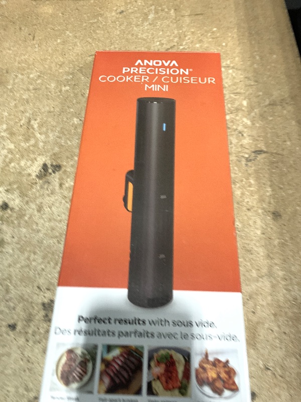Photo 1 of Anova Culinary Sous Vide Precision Cooker Mini, 850 Watts, Black and Orange, App Enabled, 2024 Model