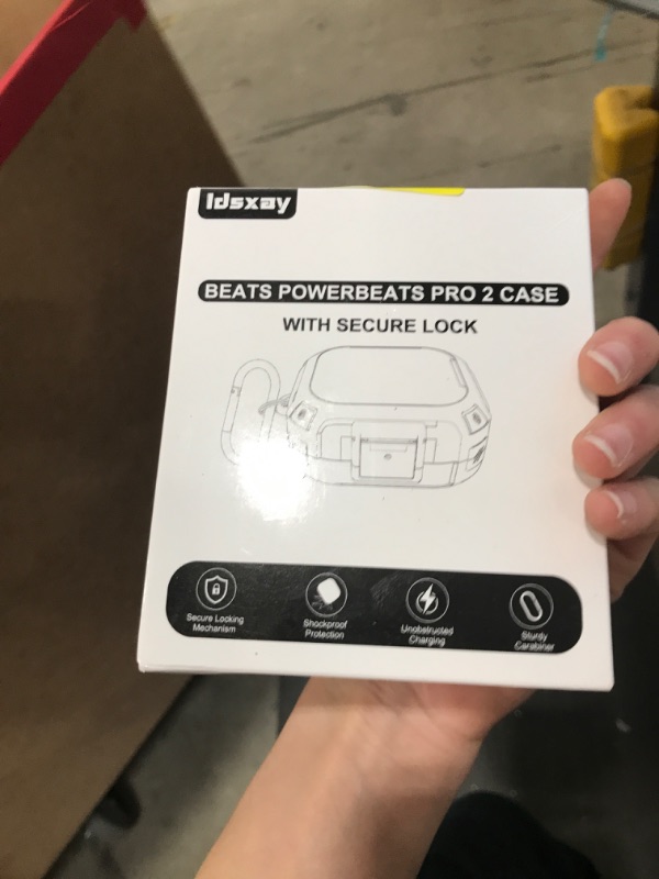 Photo 1 of [Upgrade Secure Lock] for Beats Powerbeats Pro 2 Case Cover, LDSXAY Carbon Fiber Shockproof Protective Cover for Powerbeats Pro 2 2025 with Cleaner Kit & Carabiner (Black)