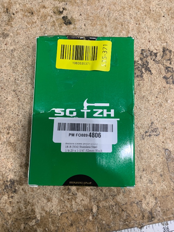 Photo 1 of 1/4-20 x 1-1/4" Button Head Socket Cap Bolts Screws, 10Pcs 304 Stainless Steel 18-8, Allen Hex Drive, Black Oxide by SG TZH(with Hex Spanner)