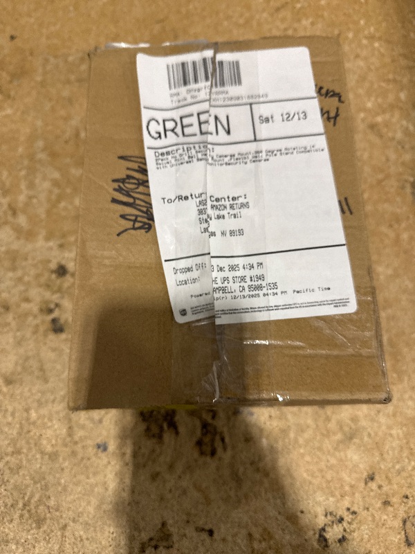 Photo 1 of 2Pack No Drill Security Cameras Mount,360 Degree Rotating 1/4" Swivel Mini Ball Head Mount ,Flexibl Wall Pole Stand Compatible with Universal Baby Monitor/Security Cameras