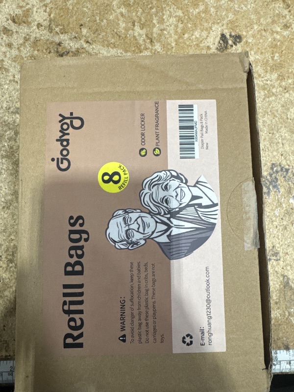 Photo 1 of Adult Diaper Liner Refills Compatible with Janibell Akord 280 Slim 8 Pack for 2860 Diapers(Extra 10% Length&30% Thickness) Incontinence Disposal System Plant Scent to Eliminate Waste/Odor Resistant