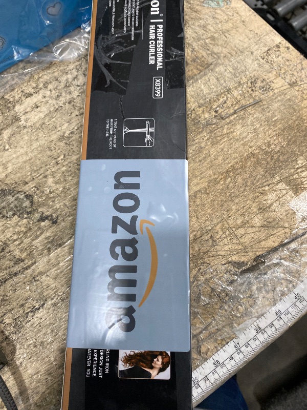 Photo 1 of 1 1/4 Inch Extra Long Barrel Curling Wand, Ceramic Tourmaline Curling Wand Professional Dual Voltage with Adjustable Temperature